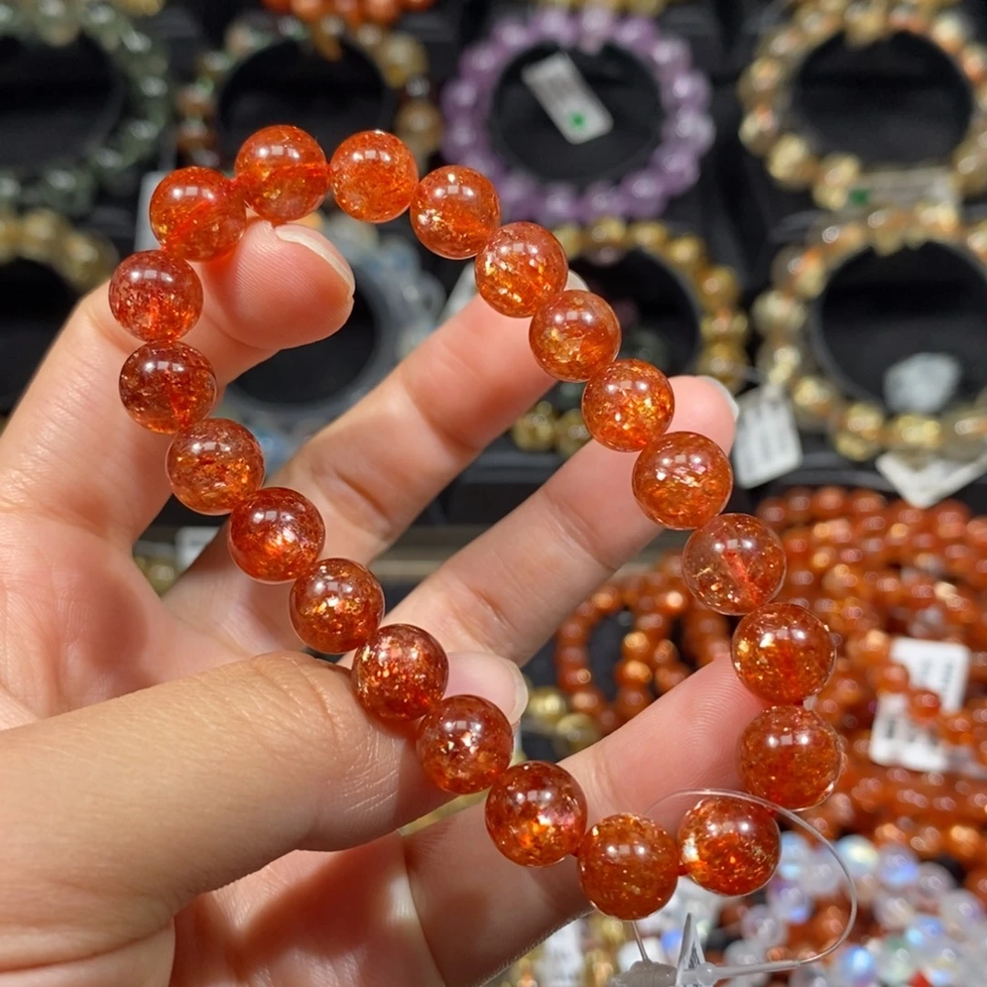 日光石未镶嵌手链Y106# 9mm