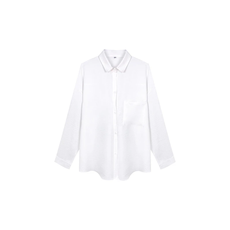 纯色简约防晒日系防晒衣休闲百塔宽松显瘦衬衣1005351
