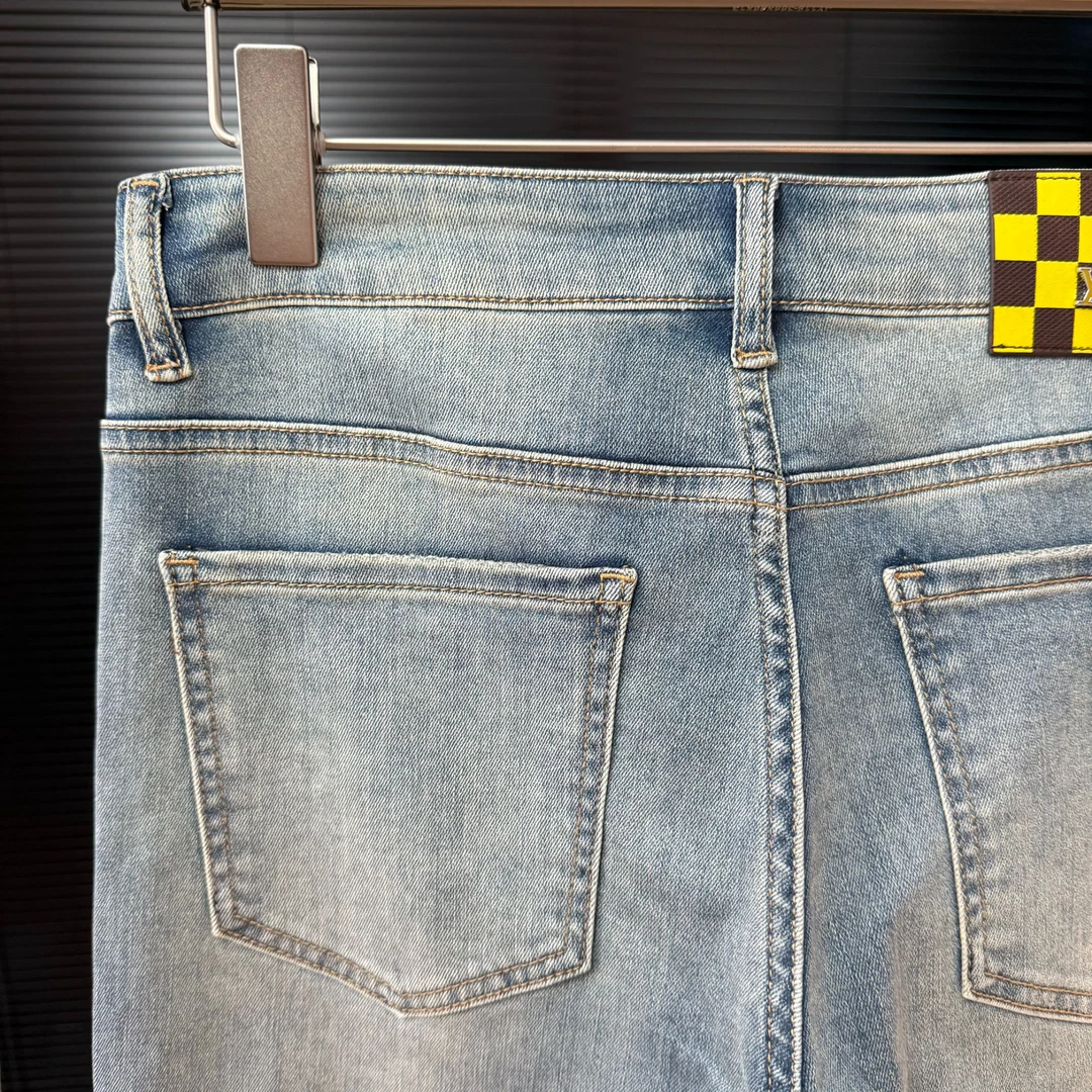 12-春夏新款修身小直筒牛仔裤6370