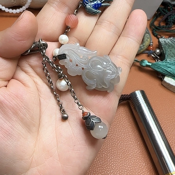 和田玉颈饰未镶嵌耀*