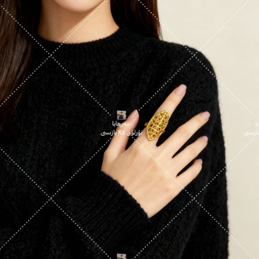 铜合金戒指 KS3062Nurluk 金色戒指民族风轻奢时尚饰品经典