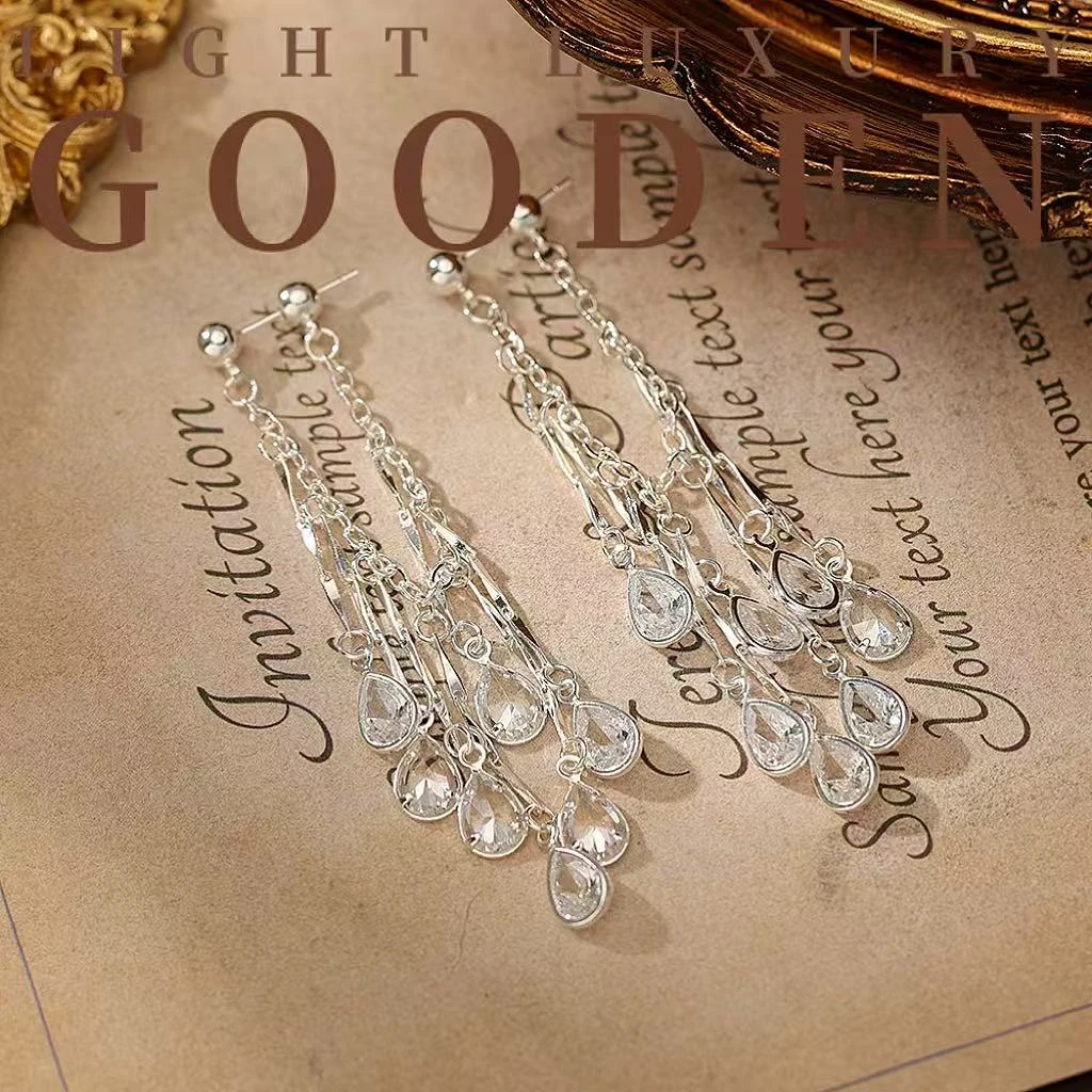 铜合金耳饰 Gooden岛家【白雪公主】银针2025新款小众饰品首饰耳环