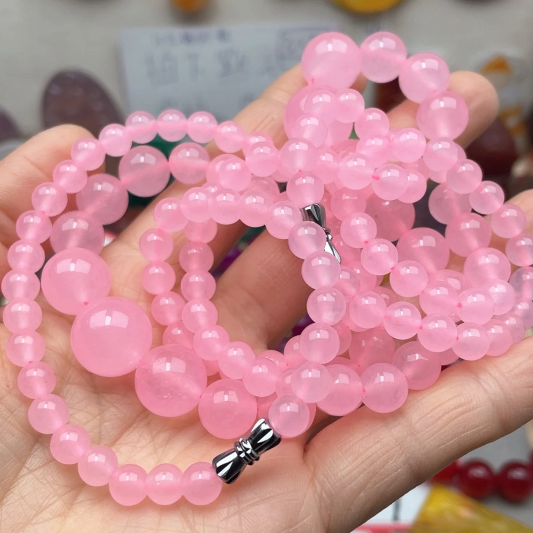 玛瑙/玉髓颈饰合金娟*