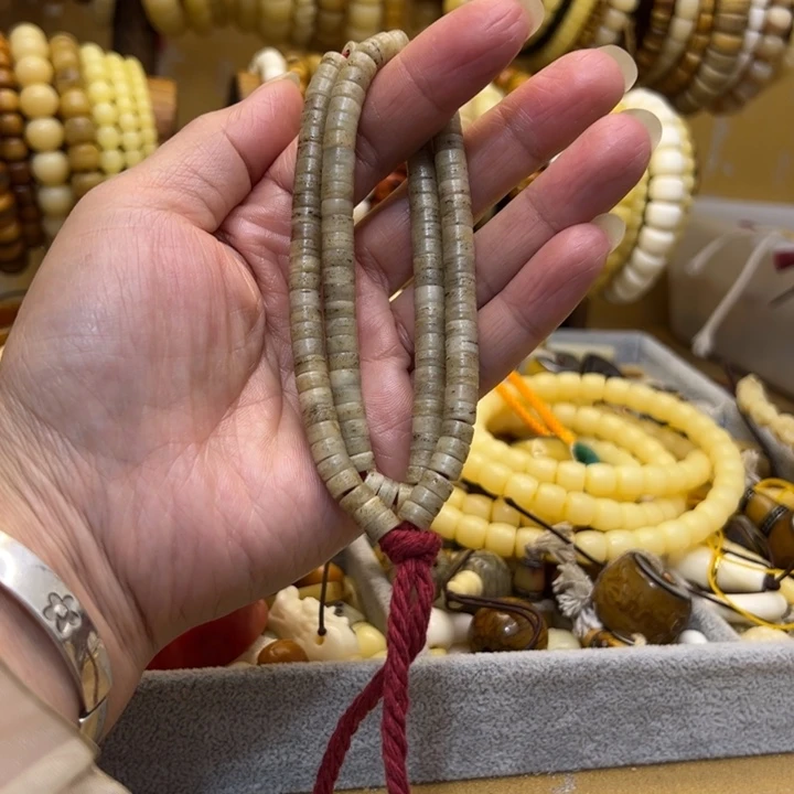 驼骨手串/手链直径6灰嘎