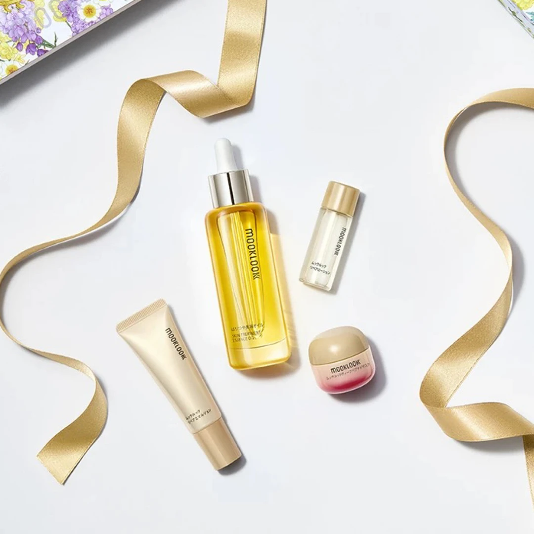 茉珂时光护肤肌底修护精华油50ml以油养肤送多肽水乳红毯面膜小样