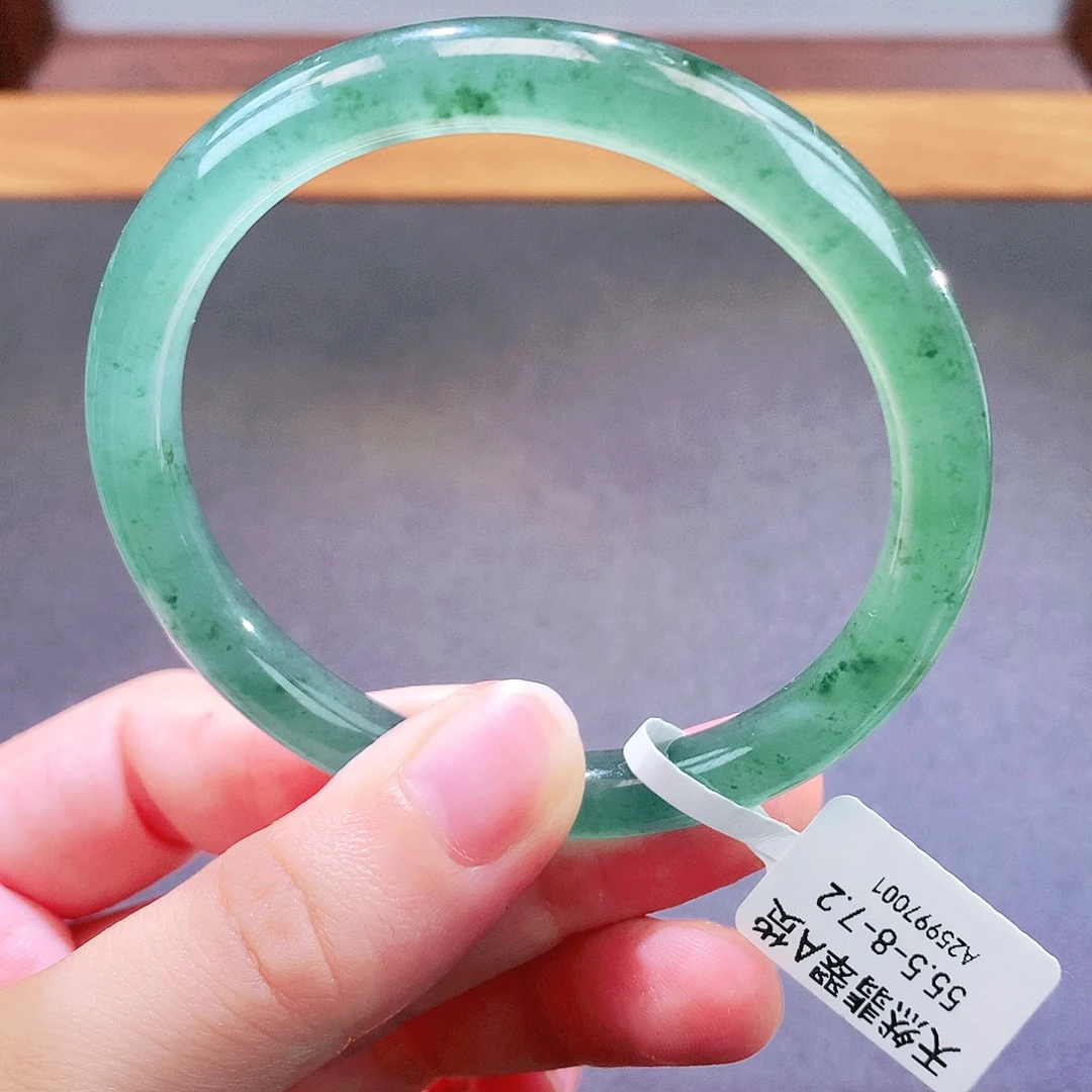 翡翠未镶嵌手镯天然翡翠
