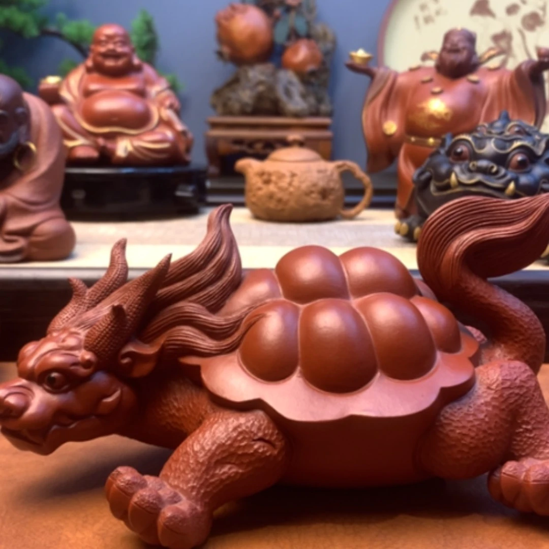 【闪购商品】紫砂茶宠笑**生紫砂壶手工艺制作