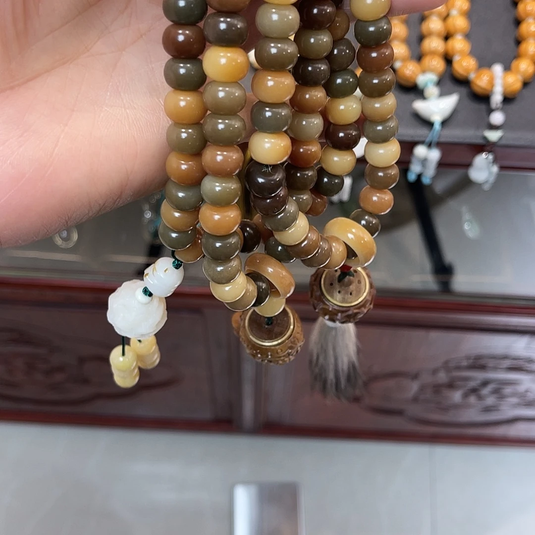 手串菩提根/象牙果福利纯天然菩提敦煌手持