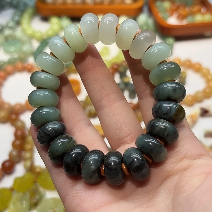 蛇纹石玉未镶嵌手串