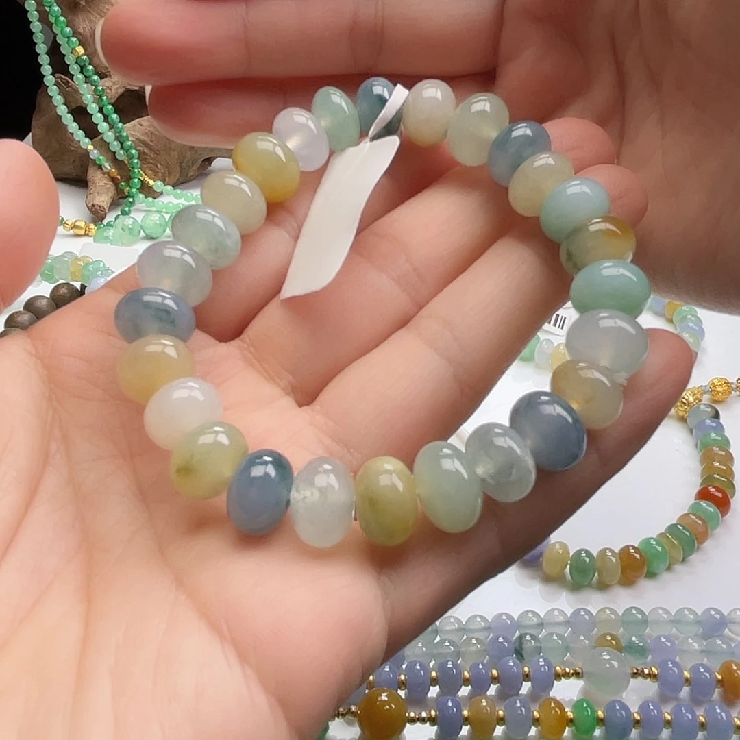 翡翠手链未镶嵌卡10.7 7.6