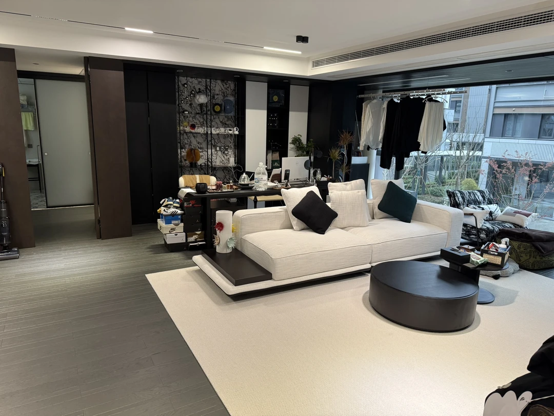 【地平线沙发】意式极简棉麻布艺直排转角沙发