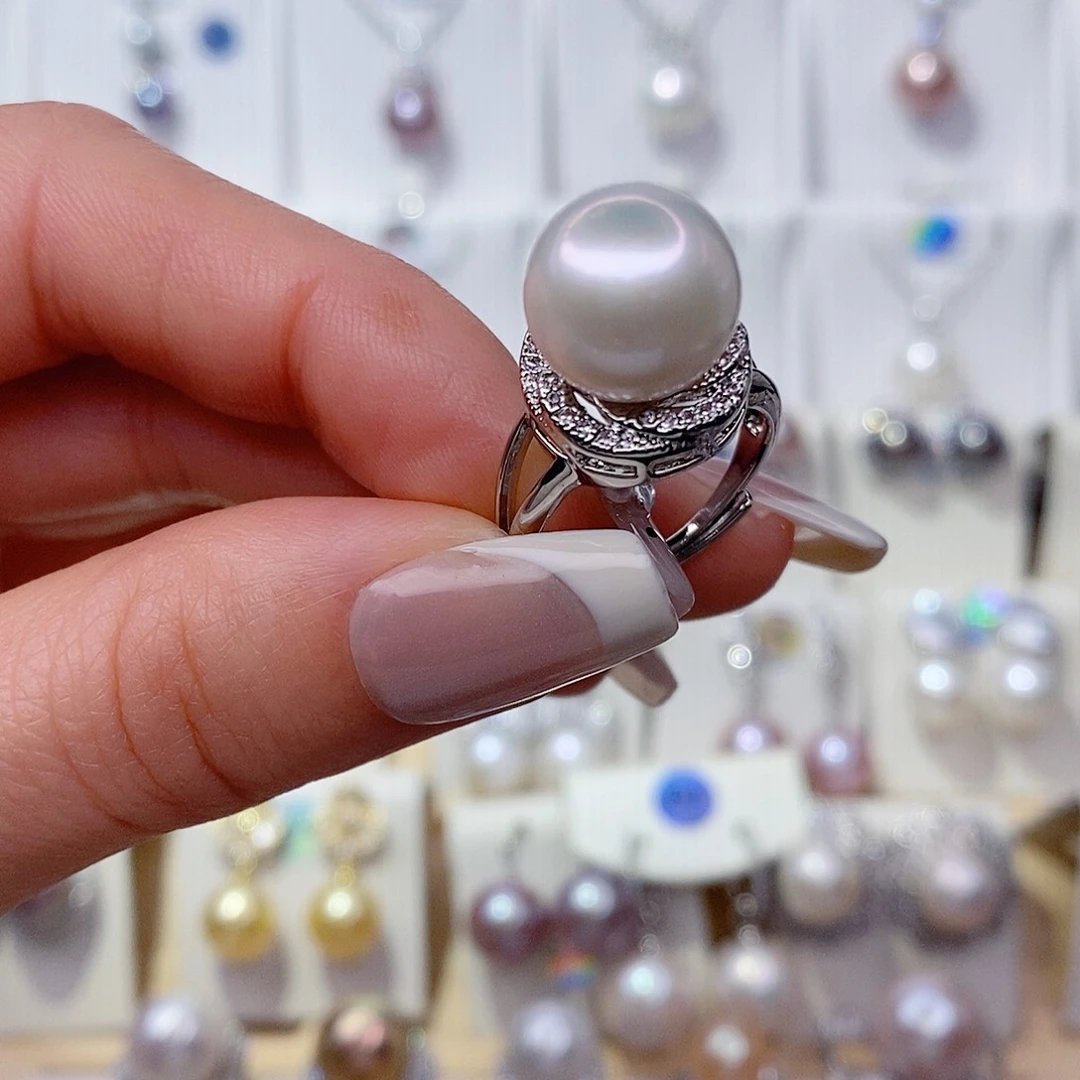戒指未镶嵌淡水珍珠