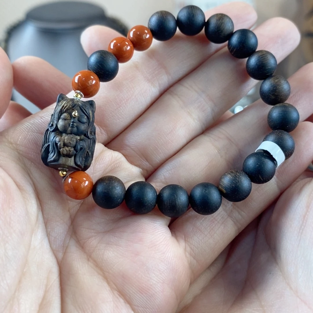 沉香手串达拉干卡8mm单圈