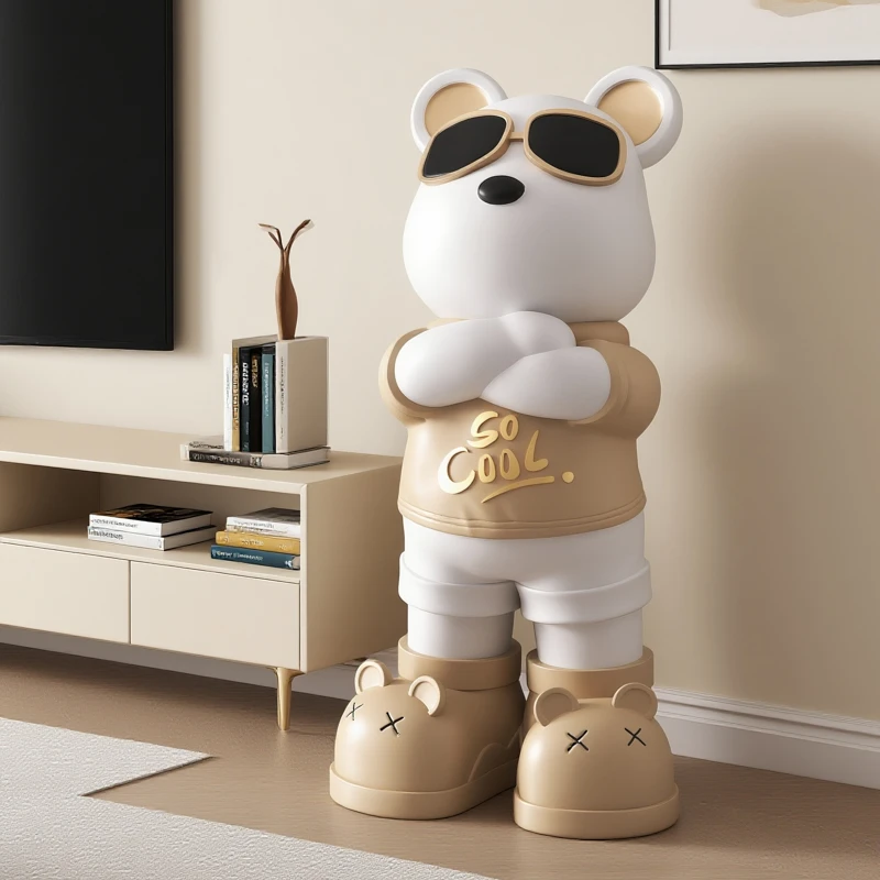 暴力熊落地摆件存钱罐音响客厅电视柜沙发高档家居乔迁新居礼品