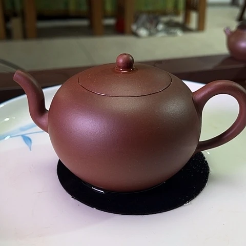 紫砂茶壶海*缘宜兴紫砂一粒珠半手清水泥