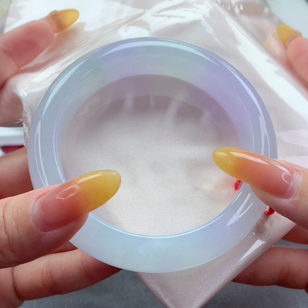 未镶嵌手镯翡翠9913浮生若梦 温柔以待细润胶底