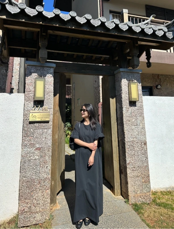 《简约大牌宽松纯棉连衣裙》5667#