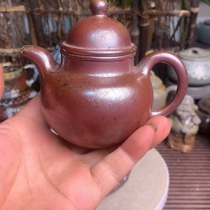 茶壶紫砂纯自然高温裸柴烧