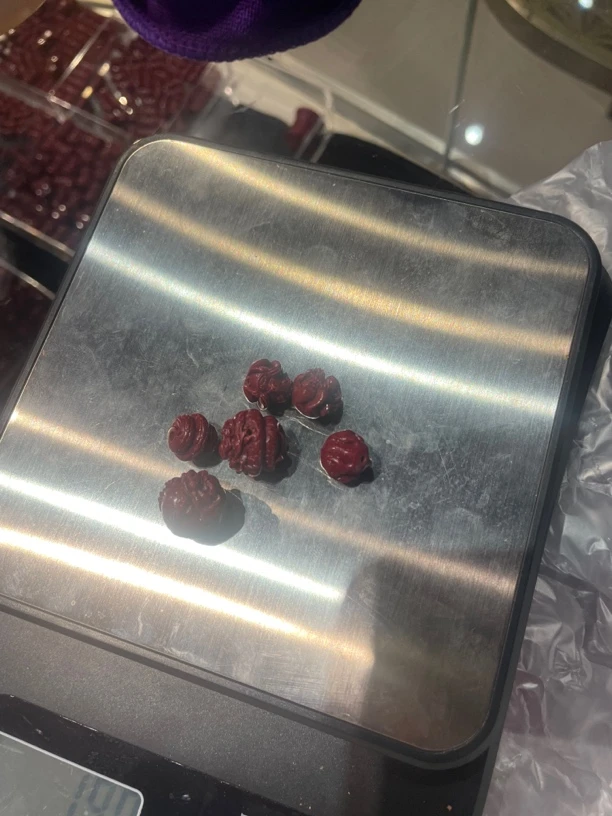 含辰砂工艺品含辰砂工艺紫金砂手串三合