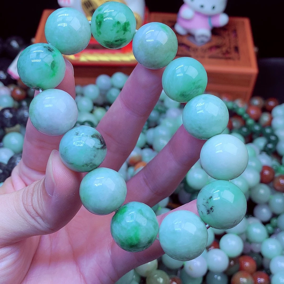 翡翠未镶嵌毛衣链