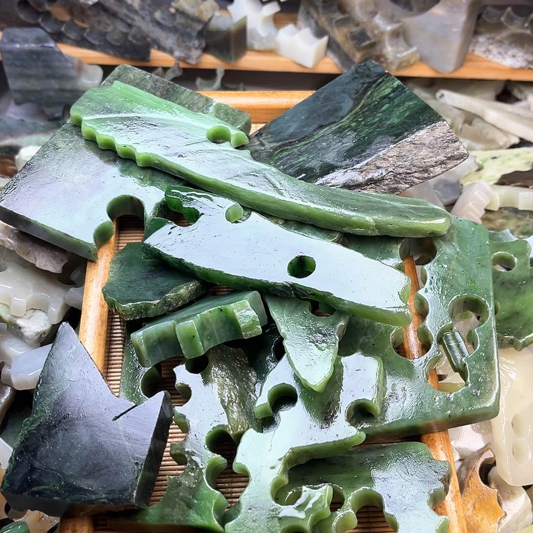 未镶嵌和田玉笔搁