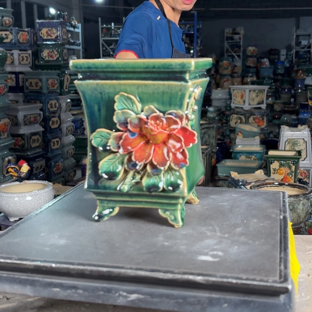 一风堂石湾花盆 内10*15