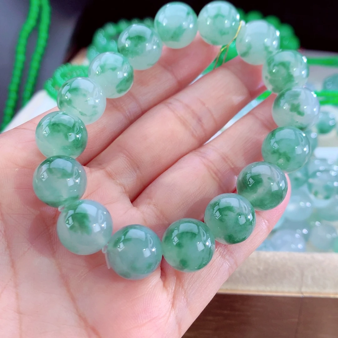 未镶嵌手串翡翠天然缅甸翡翠