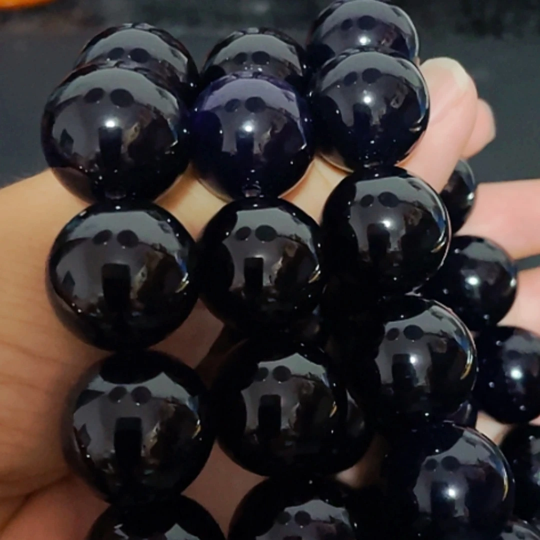 【闪购商品】玛瑙/玉髓手链未镶嵌紫龙醇20