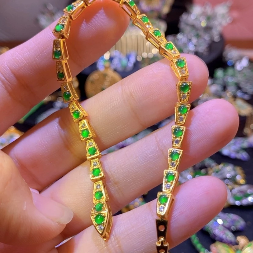 【闪购商品】翡翠挂件银S925镶嵌