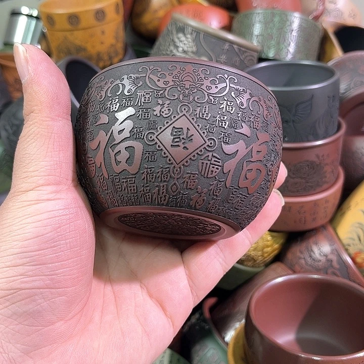 茶杯紫砂全手工紫砂主人杯