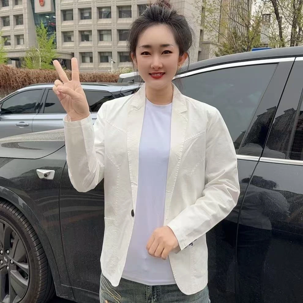 25年早秋季款西服上衣西服外套WH家男士休闲西装百搭款902