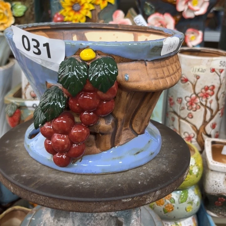 紫砂花盆粗陶材质多肉花盆