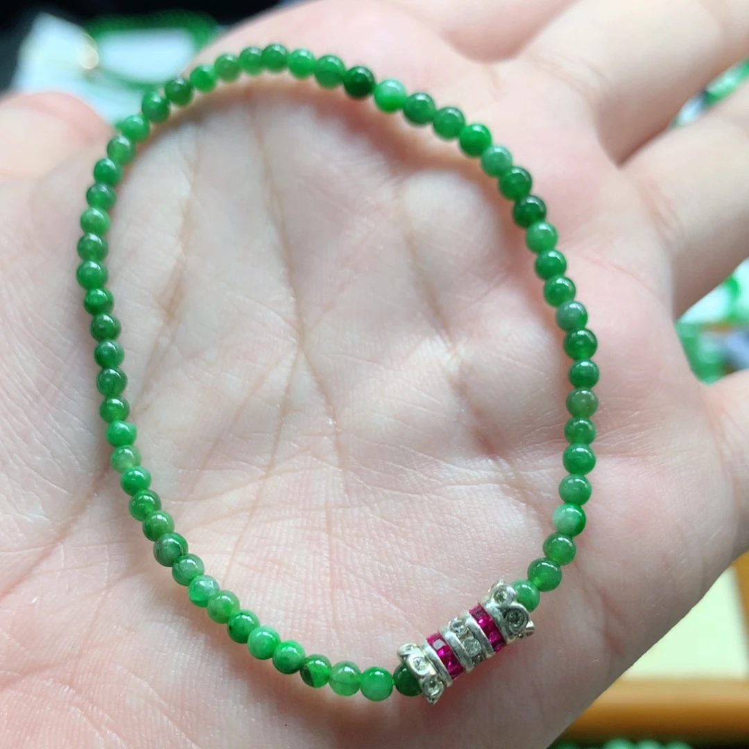翡翠未镶嵌手链翡翠