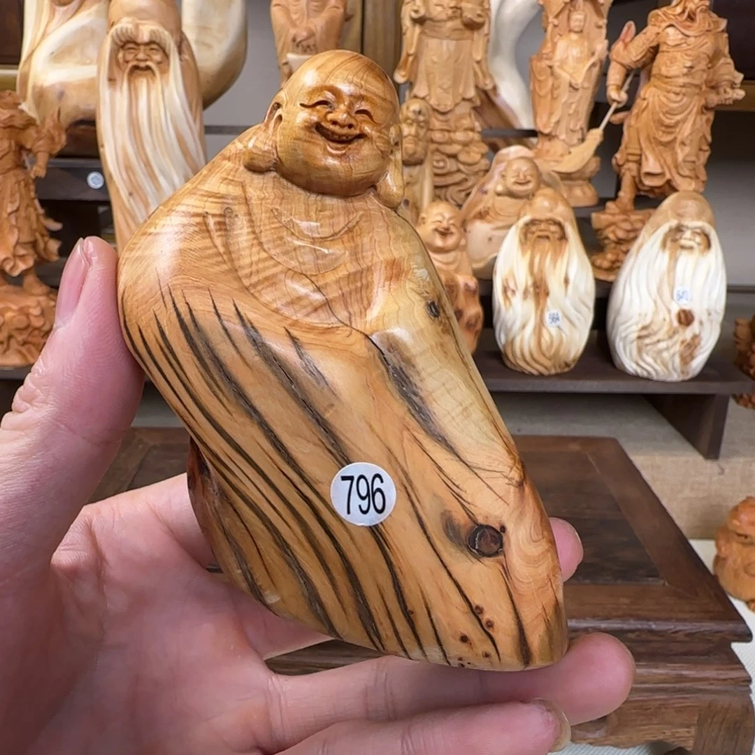 崖柏小木匠艺雕一物一拍