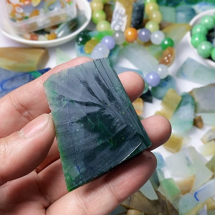 动***发翡翠散珠天然翡翠A货