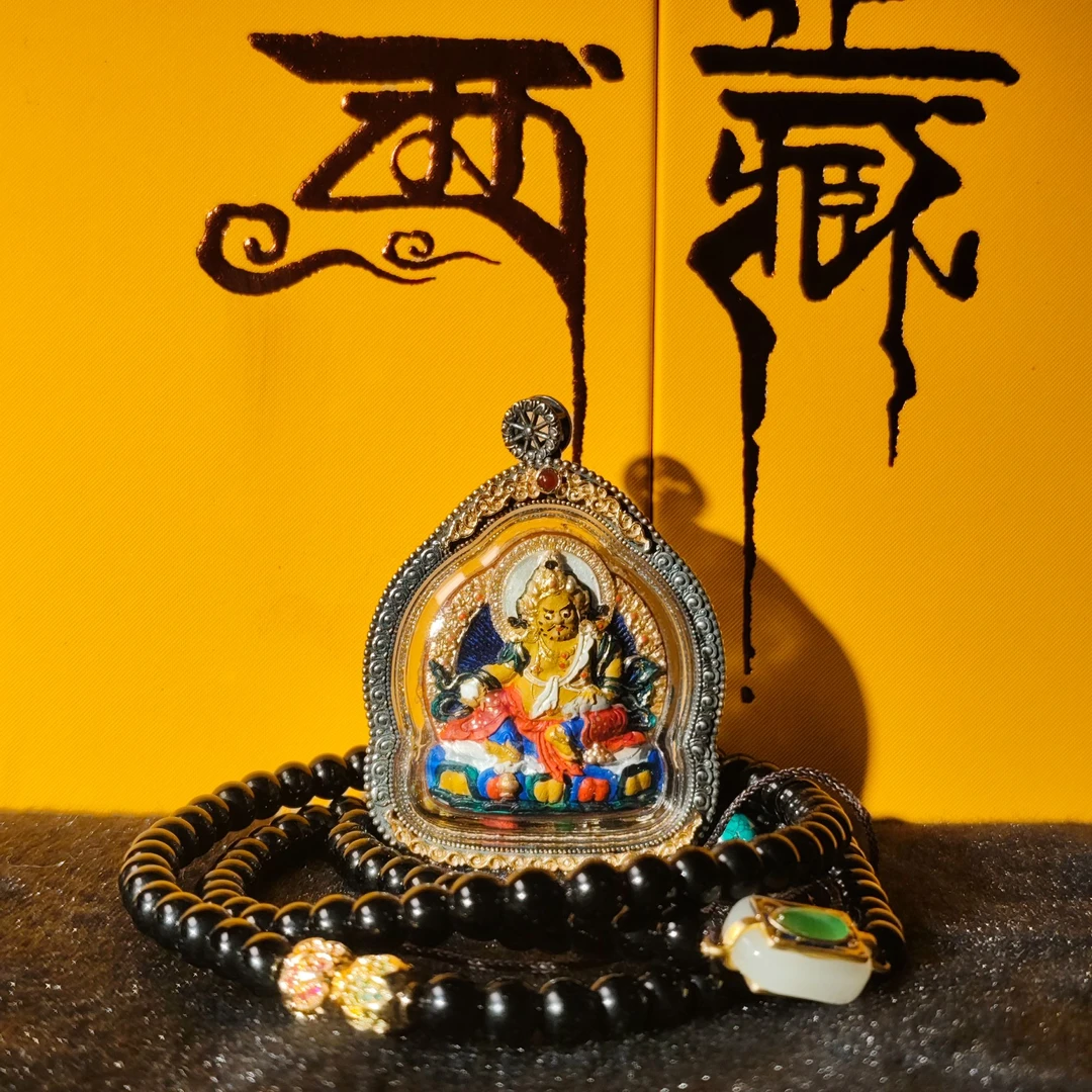 黄财手工擦擦 亚克力外包银壳 多选绳子礼盒发