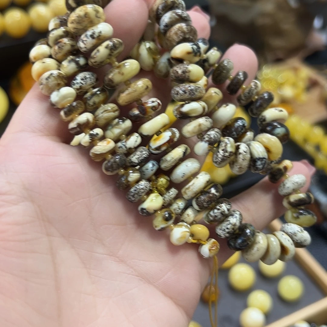 琥珀项链未镶嵌药珀
