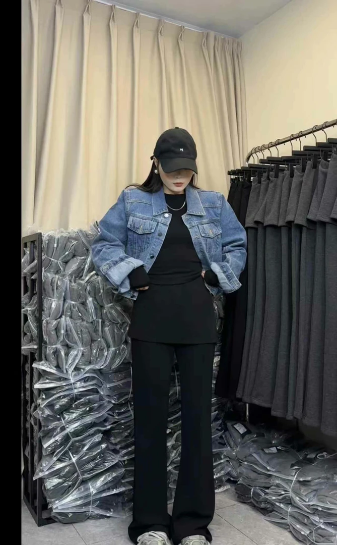 笑笑定制设计感小众牛仔外套83170