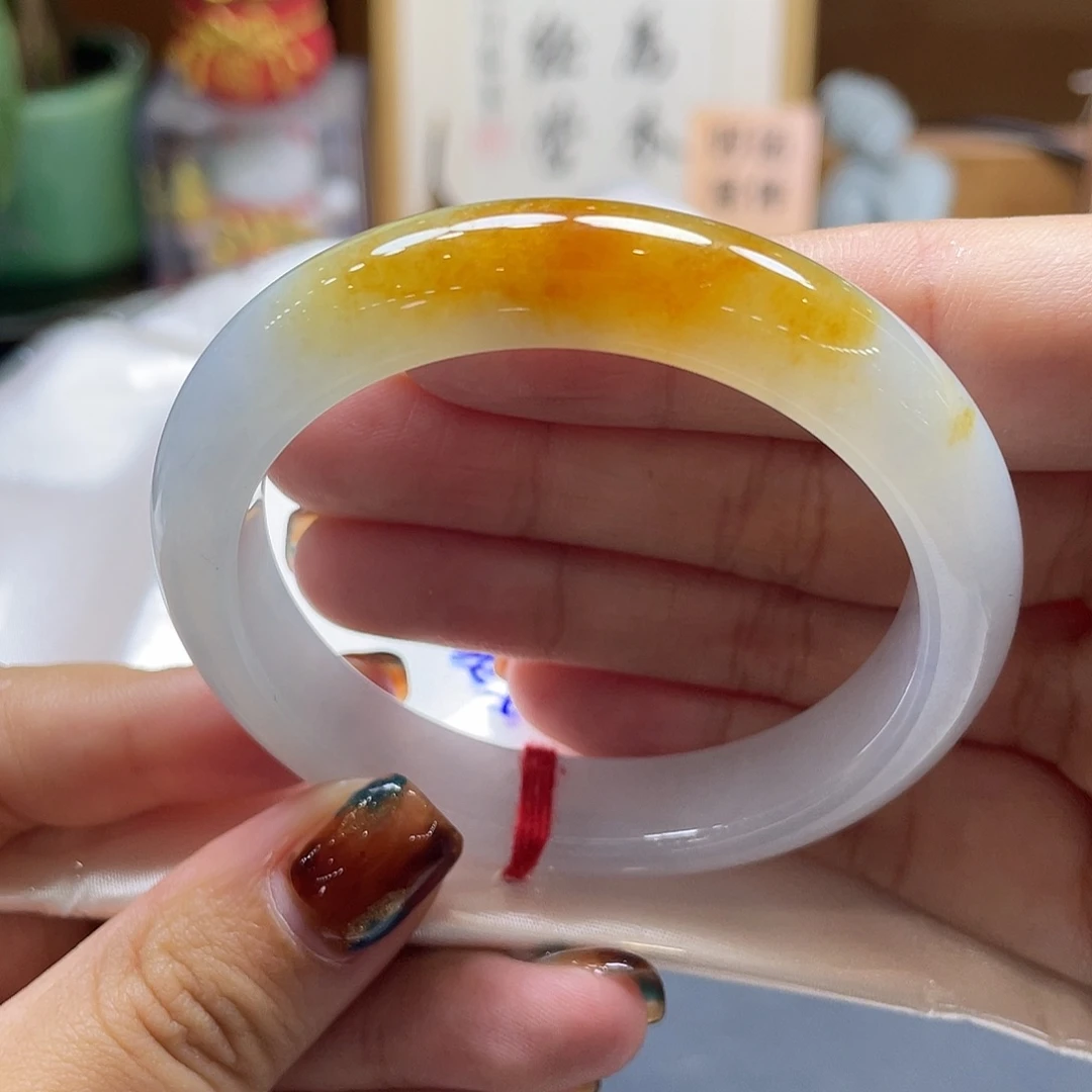 翡翠未镶嵌手镯13号