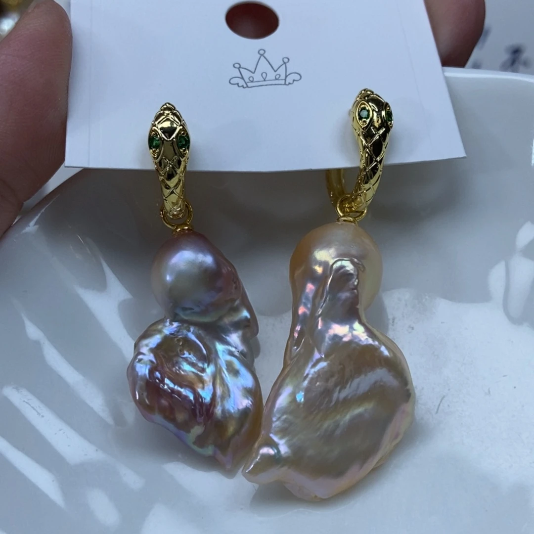 淡水珍珠耳环合金特价585