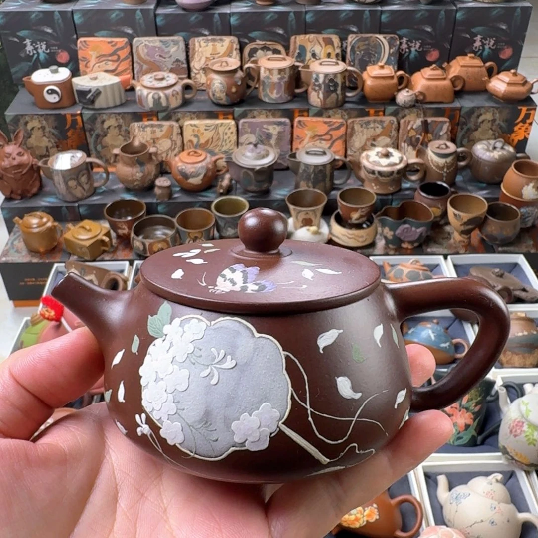 茶壶紫砂200cc特价不退不换