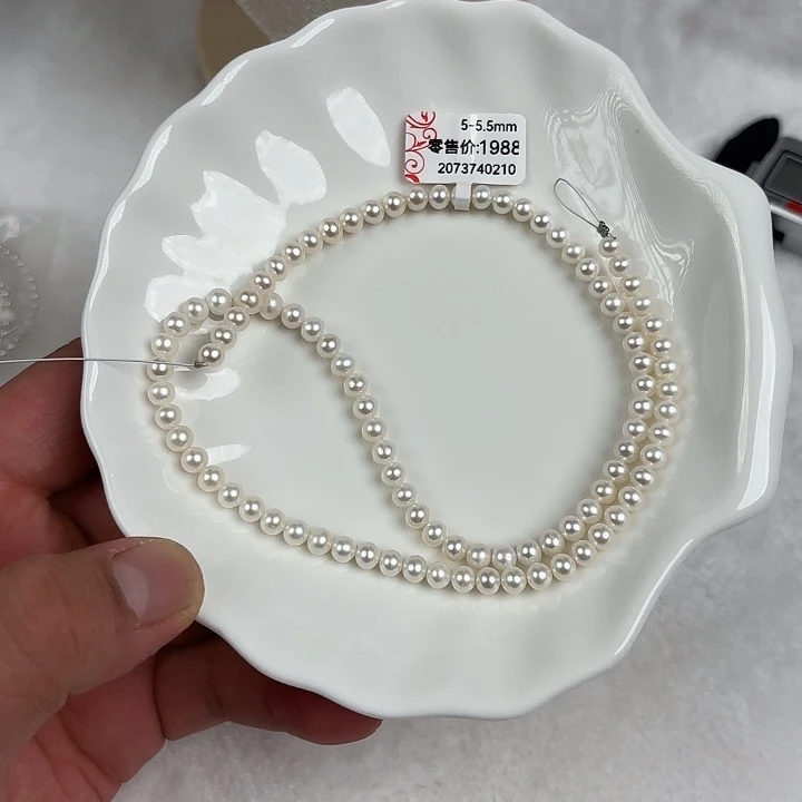 天然淡水珍珠淡水珍珠银S925镶嵌