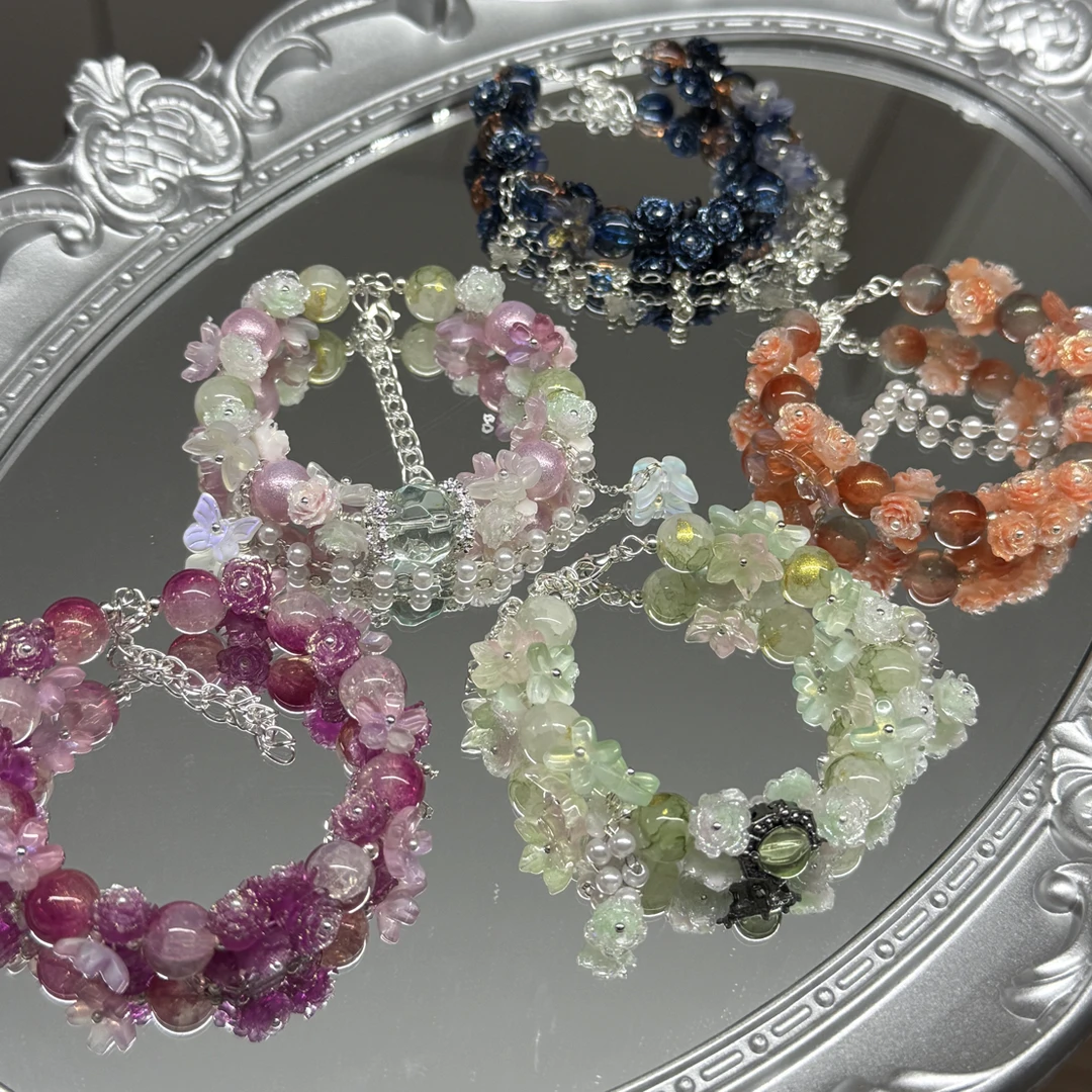 【直播选款】琉璃珠手工设计DIY串珠成品