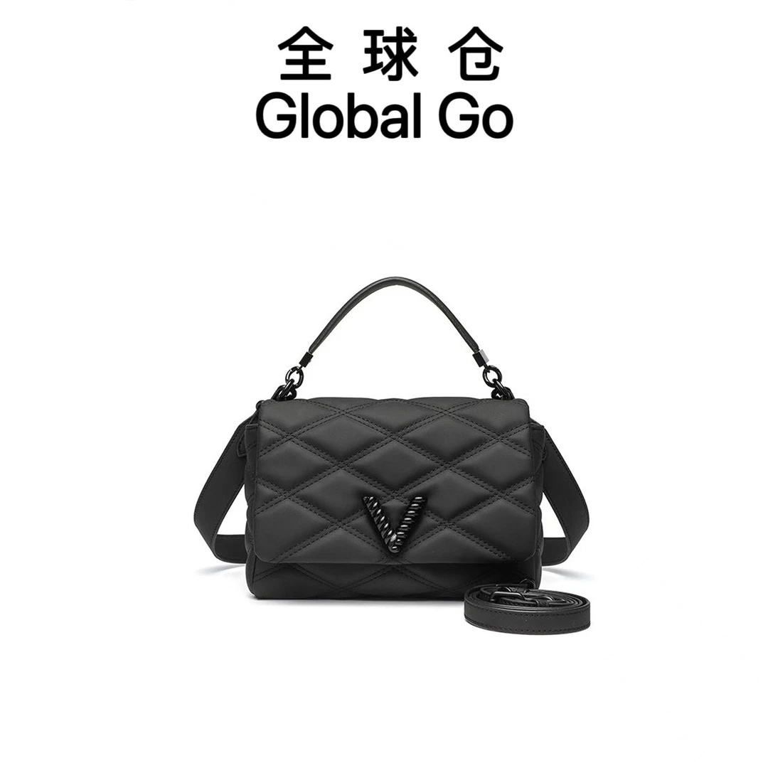 【全球仓Global Go】轻奢菱格V字小方包