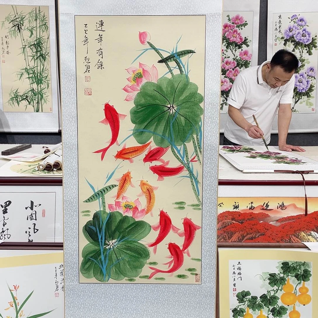国画手绘画绘画作品
