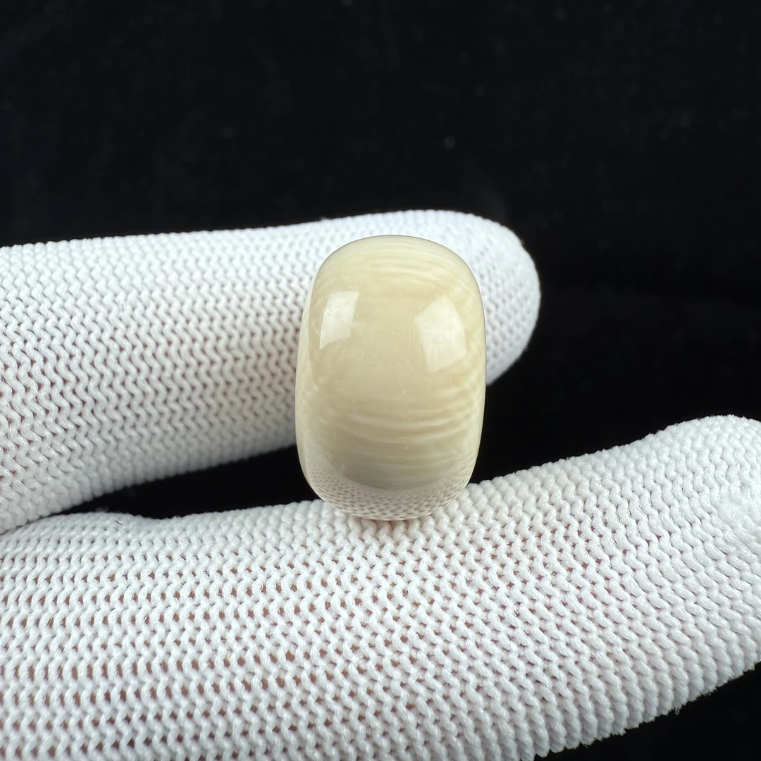 K6242天然猛犸 芝士皮墩子 扣子19.7*12.2mm一物一图 假一罚十