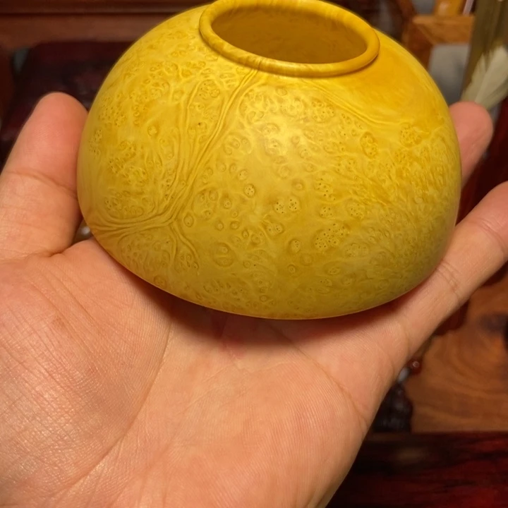 黄杨木瘤疤料水盂