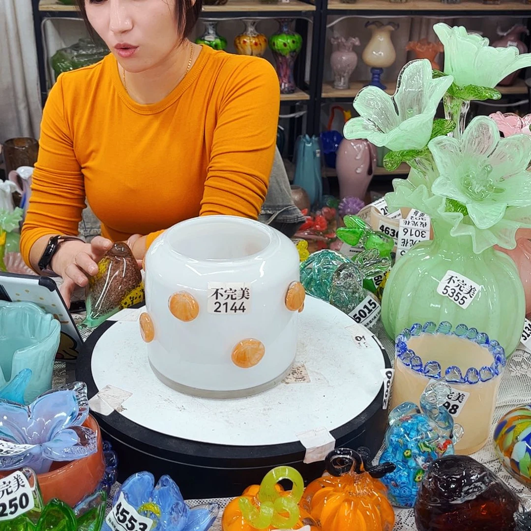 2144 家悦琉璃工艺品不完美