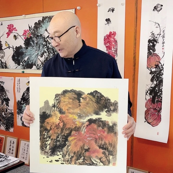 国画张圣敏先生纯手绘作品