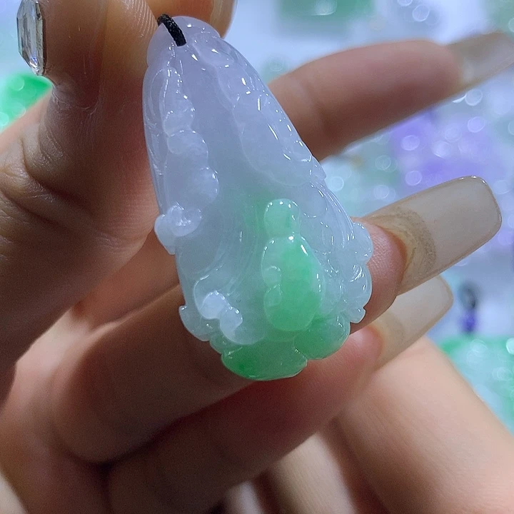 翡翠未镶嵌颈饰天然翡翠Ａ货吊坠